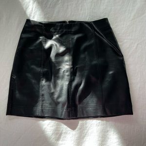 Leather Skirt